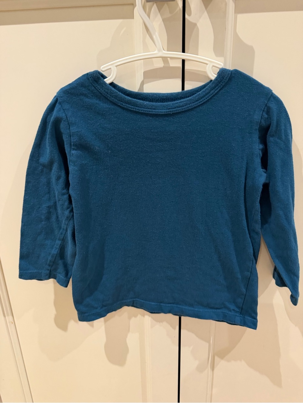 Mini mioche 12-24m Long-Sleeve Kids Top in Teal Blue